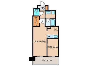 RJRﾌﾟﾚｼｱ百年橋の物件間取画像